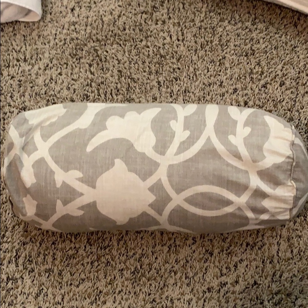 Barbara Barry poetical bolster pillow with insert